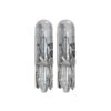 2x 12V 0.4W T5 W2X4.6D AMPOULE WEDGE TRANSPARENT COMPTEUR TABLEAU DE BORD AUTO MOTO SCOOTER
