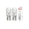 2X AMPOULE 12V 1.7W T6.5 W2.2x5.2D COMPTEUR LAMPE FEU VOITURE AUTO MOTO TEMOIN