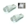 2x Ampoule 12V 1x LED T10 W2.1x9.5D Blanc Feu Stationnement Compteur Tableau De Bord Intérieur Voiture Moto Scooter Mobylette