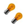 2x AMPOULE 12V 21/5W BAY15D ORANGE DOUBLE FILAMENT CLIGNOTANT FEU STOP ARRIÈRE POSITION AUTO MOTO SCOOTER VOITURE