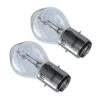 2x AMPOULE 12V 35/35W BA20D MOTO SCOOTER MOBYLETTE CYCLOMOTEUR PHARE AVANT PROJECTEUR CODE + PHARE