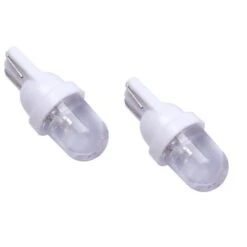 2x Ampoule 12V 5W T10 W2.1x9.5D LED W5W Blanc Compteur Tableau De Bord Intérieur Voiture Moto Scooter Mobylette