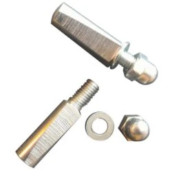 2x Clavette De Pedalier 9mm X 40mm Avec écrou Borgne Vélo Mobylette Manivelle Solex 3800 Peugeot 103 Mbk 51