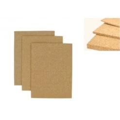 3x Feuilles De Joint Liège Nitrile 200 X 150 Mm 100° épaisseur 1mm + 1,5mm + 2mm