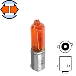 Ampoule 12V 21W BAX9S Orange