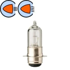 Ampoule 12V 35/36,5W P15D-25-1