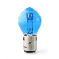 Ampoule 12V 35/35W BA20D Bleu Type Xenon Phare + Code