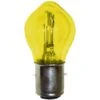 AMPOULE 12V 45/40W BA20D JAUNE MOTO SCOOTER MOBYLETTE CYCLOMOTEUR PHARE AVANT PROJECTEUR CODE + PHARE VINTAGE ANCIEN RETRO