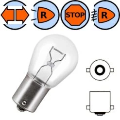 Ampoule 6V 21W BA15S Gros Globe