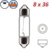 Ampoule Navette 6V 3W SV7 8x36 Mm