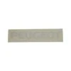 Autocollant Sticker PEUGEOT 19x150mm BLANC SELLE CAROSSERIE