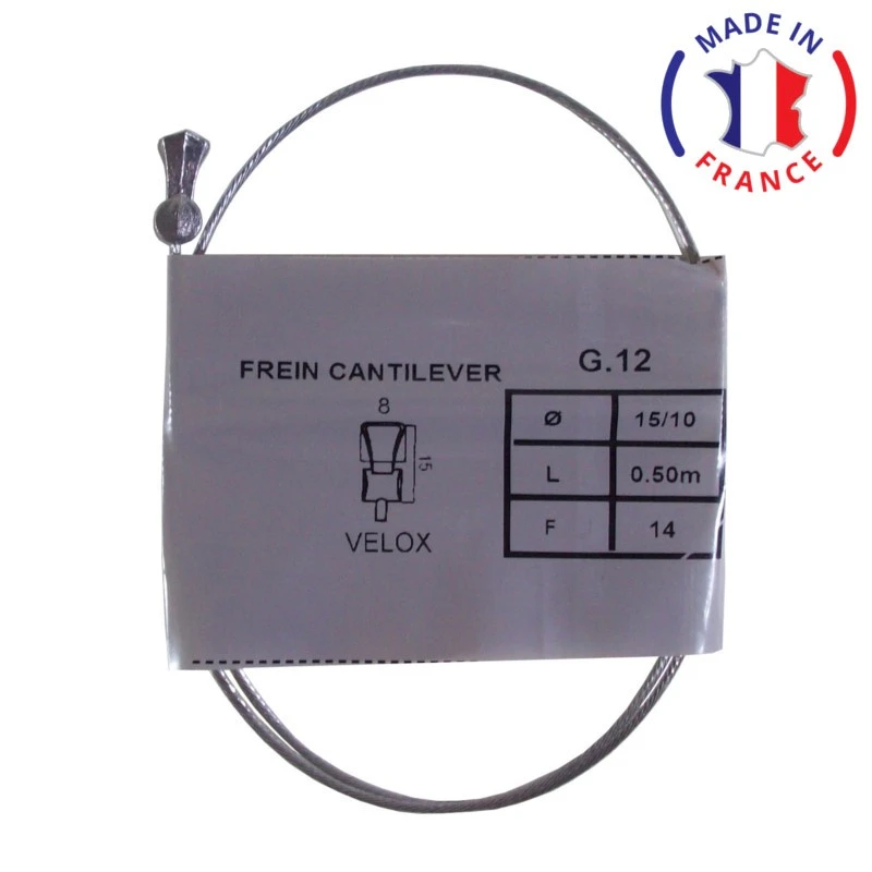 Câble De Frein Type CANTILEVER D8 L15 D1.5 L0.5