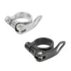 Collier Serrage Rapide Tige De Selle Attache Argent Noir 31.8 Vélo Cycle
