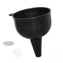 Entonnoir 100mm Grille + Filtre Inox Huile Essence Moteur Moto Voiture Tondeuse