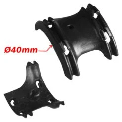 Guide Câble Double 40mm Plein à Clipser