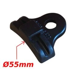 Guide Câble Simple 55mm à Visser