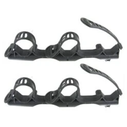 Jeu De Supports (x2) Et Sangle Courroie Plastique Caoutchouc (x6) Pour Porte Vélo PERUZZO Attache Cycle