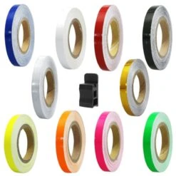 Liseret 7MMx6M Avec Applicateur Jante Casque Carénage Sticker Autocollant Mobylette Moto Voiture