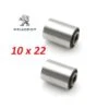 PAIRE DE 2 SILENTBLOC SILENT BLOC MOBYLETTE PEUGEOT 102 103 104 10x22 MOTEUR FLEXIBLOC 10MM 22MM SUSPENSION BRAS OSCILLANT