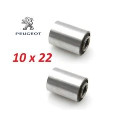 PAIRE DE 2 SILENTBLOC SILENT BLOC MOBYLETTE PEUGEOT 102 103 104 10x22 MOTEUR FLEXIBLOC 10MM 22MM SUSPENSION BRAS OSCILLANT