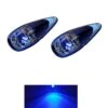 Paire De Clignotant Goutte D'eau Micro Clips Bleu A Ampoule Bleu Pour Moto Scooter