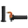 Poignée De Gaz Accélérateur Type Targa 22mm 130mm Chromé Cyclo Mobylette Moto
