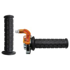 Poignée De Gaz Accélérateur Type Targa 22mm 130mm Chromé Cyclo Mobylette Moto