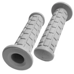 Poignée Revêtement 22mm 24mm 130mm Gris Cyclo Mobylette MBK PGT Moto (paire)
