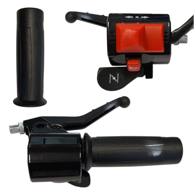 Poignée Type PEUGEOT 103 Gauche Commodo Droite Accélérateur 22mm 110mm Mobylette