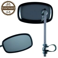 Rétroviseur Rectangulaire 70mm 110mm Chromé