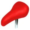 Selle Vélo Bmx Enfant Rouge Confort Avec Tige 22mm Draisienne Universelle Femme